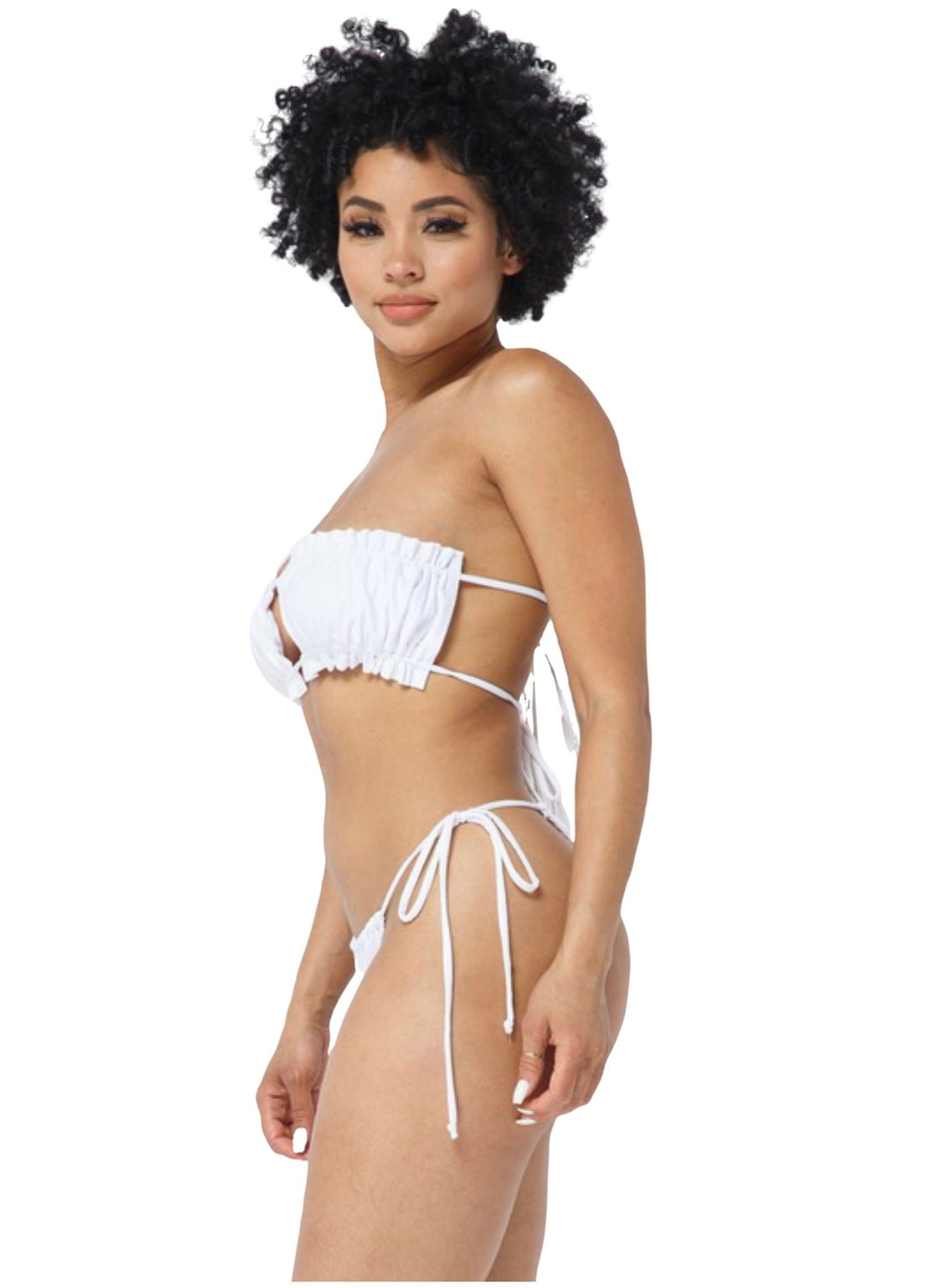 All White Affair Two Piece