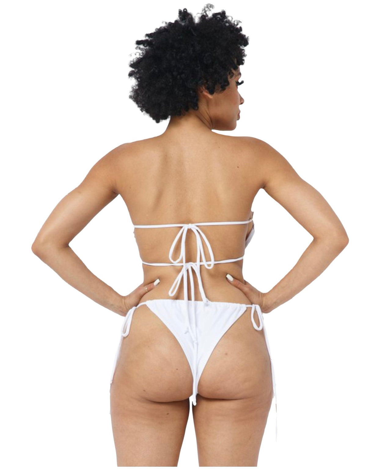 All White Affair Two Piece